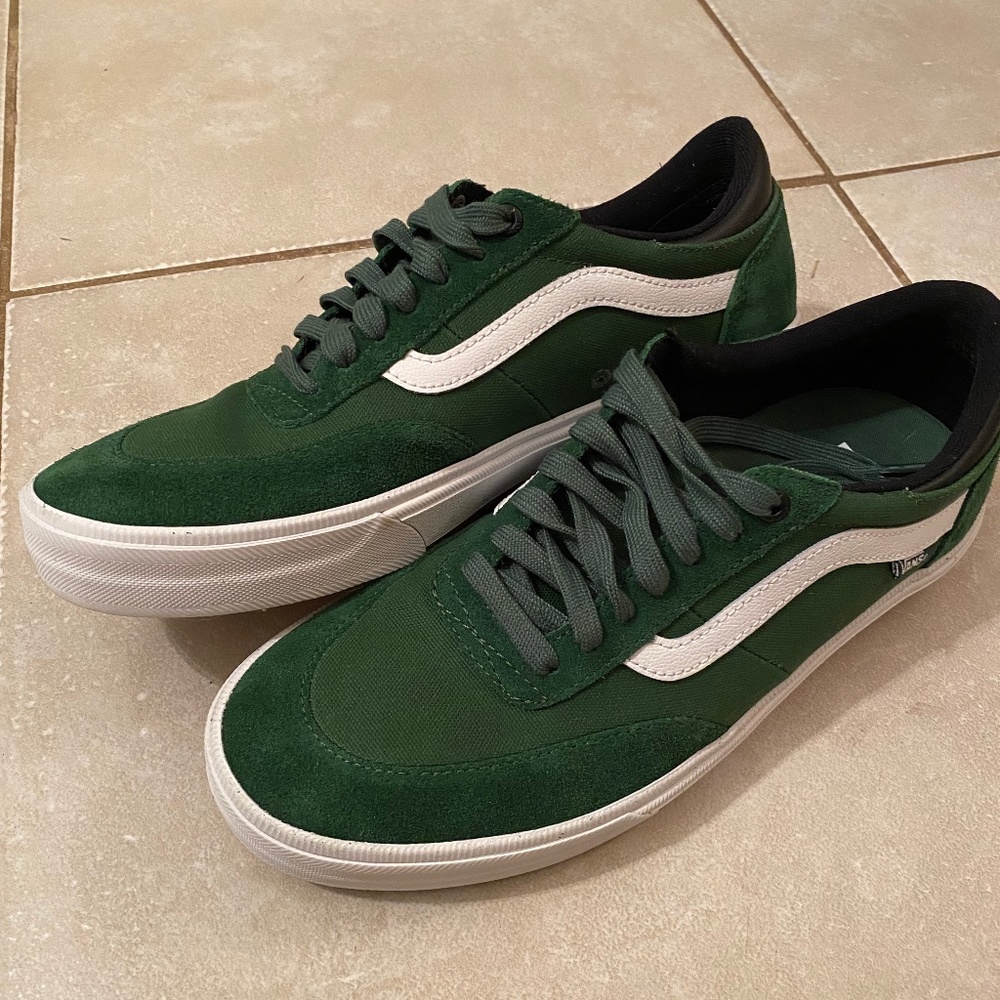 Vans Gilbert Crockett Pop Cush mens Alpine Green Size 9.0